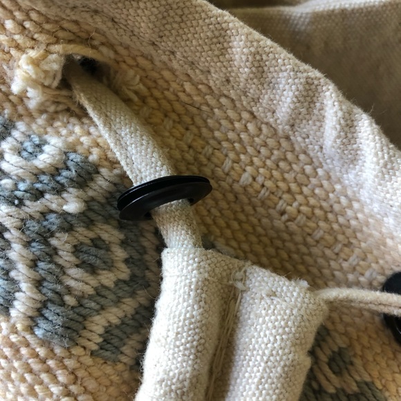 Beautiful woven cotton backpack - Picture 5 of 9